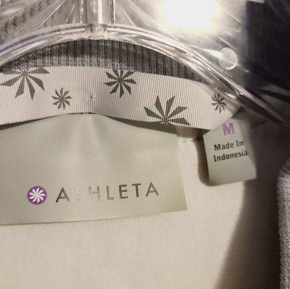 Athleta | Women's Gray Two Tone Full Zipper Lightweight Jacket (Size Medium) - Picture 2 of 13